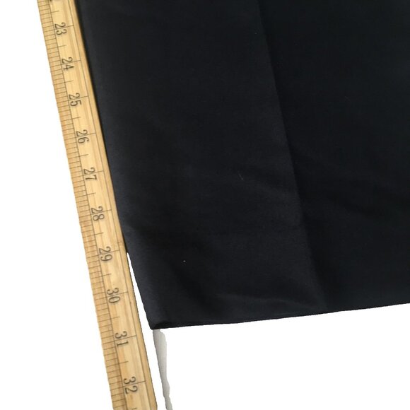 Roundtree & Yorke Pants Mens 40x32 Black Easy Care Dress Slacks Polyester - Picture 3 of 16